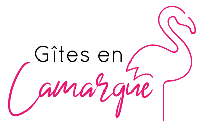 Logo Gîtes en Camargue Blanc